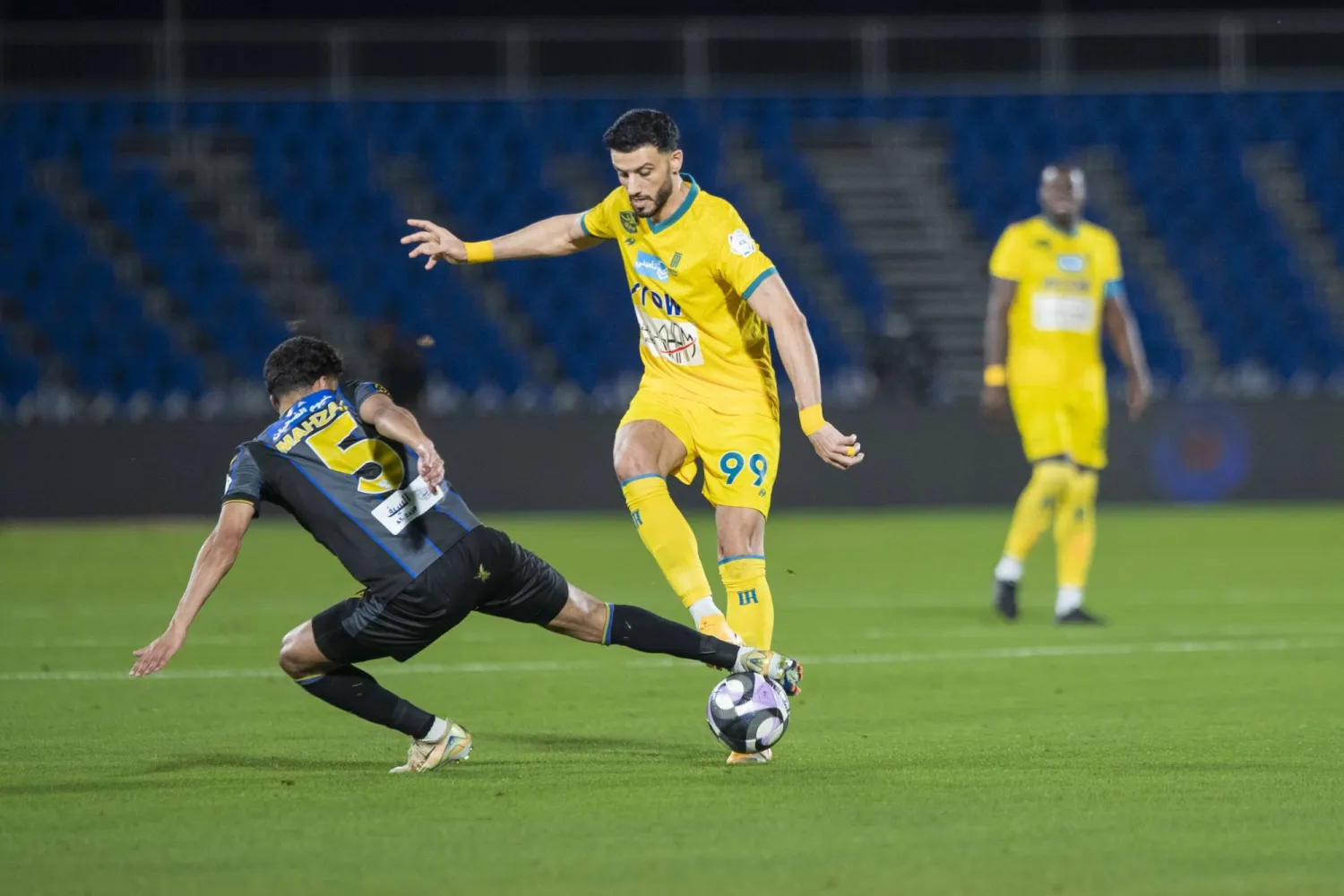 السومة واصل حضوره التهديفي المميز مع العروبة (تصوير: يزيد السمراني) 