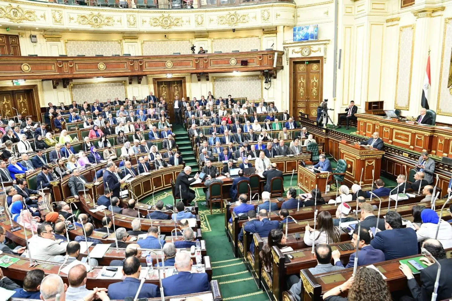 جلسة سابقة لمجلس النواب المصري (وزارة الشؤون النيابية والقانونية)