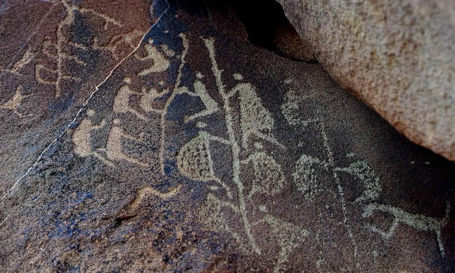 Located on the Burrup Peninsula in Western Australia state, the Murujuga rock art, which is of cultural and spiritual significance to local Indigenous Australians, was nominated for heritage listing in 2023. (Getty Images/AFP)