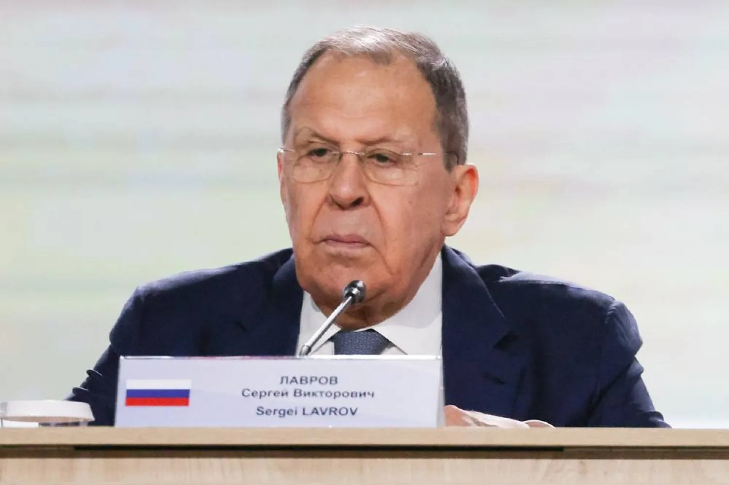  28 May 2025, Russia, Moscow: Russia's Foreign Minister Sergei Lavrov attends the 13th International Meeting of High Representatives for Security Issues at the Russia National Center. (dpa)