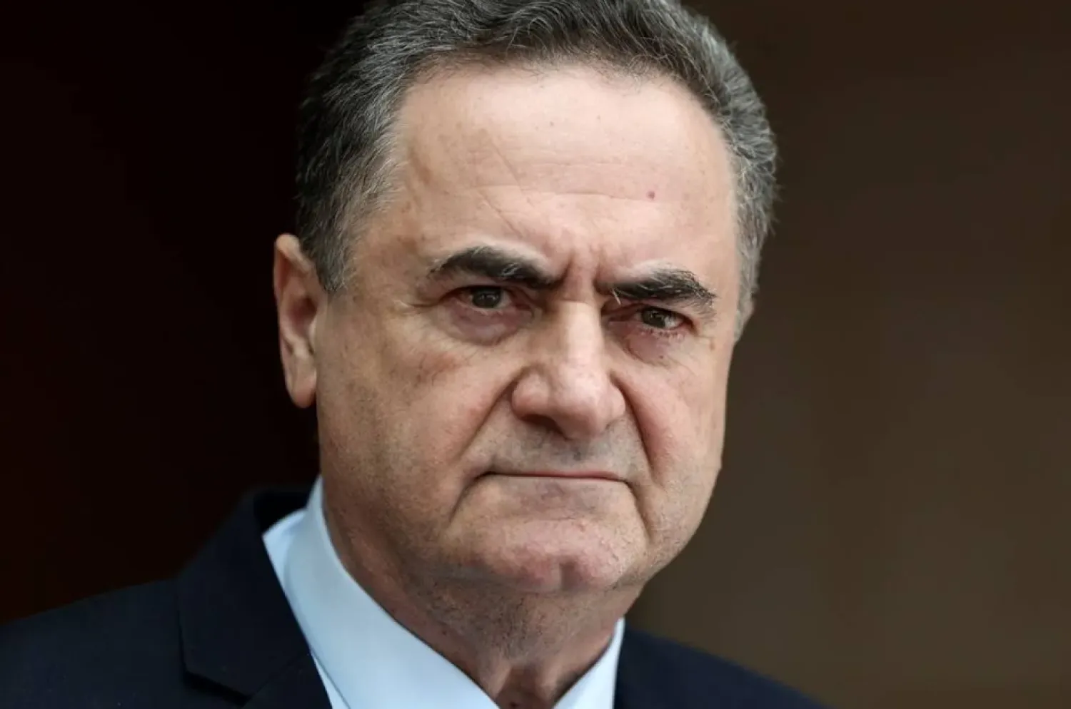 Israeli Foreign Minister Israel Katz waits to welcome German Foreign Minister Annalena Baerbock (not pictured) before their meeting at the Ministry of Foreign Affairs during her visit to Jerusalem, 25 June 2024. (EPA)
