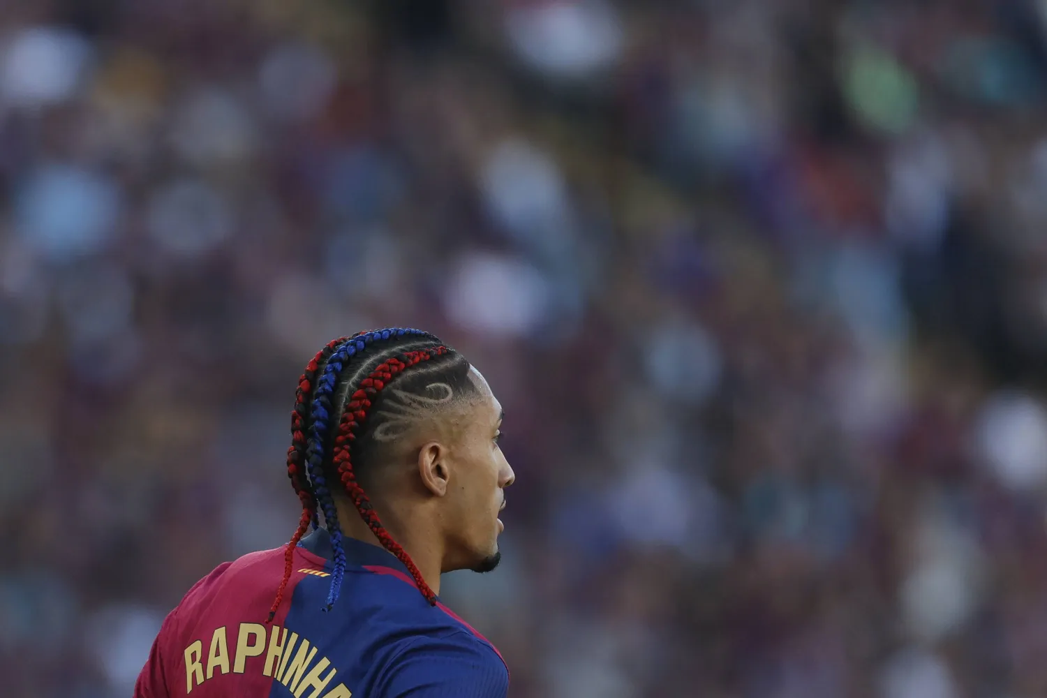 رافينيا جناح برشلونة تألق هذا الموسم مع فليك (أ.ب)