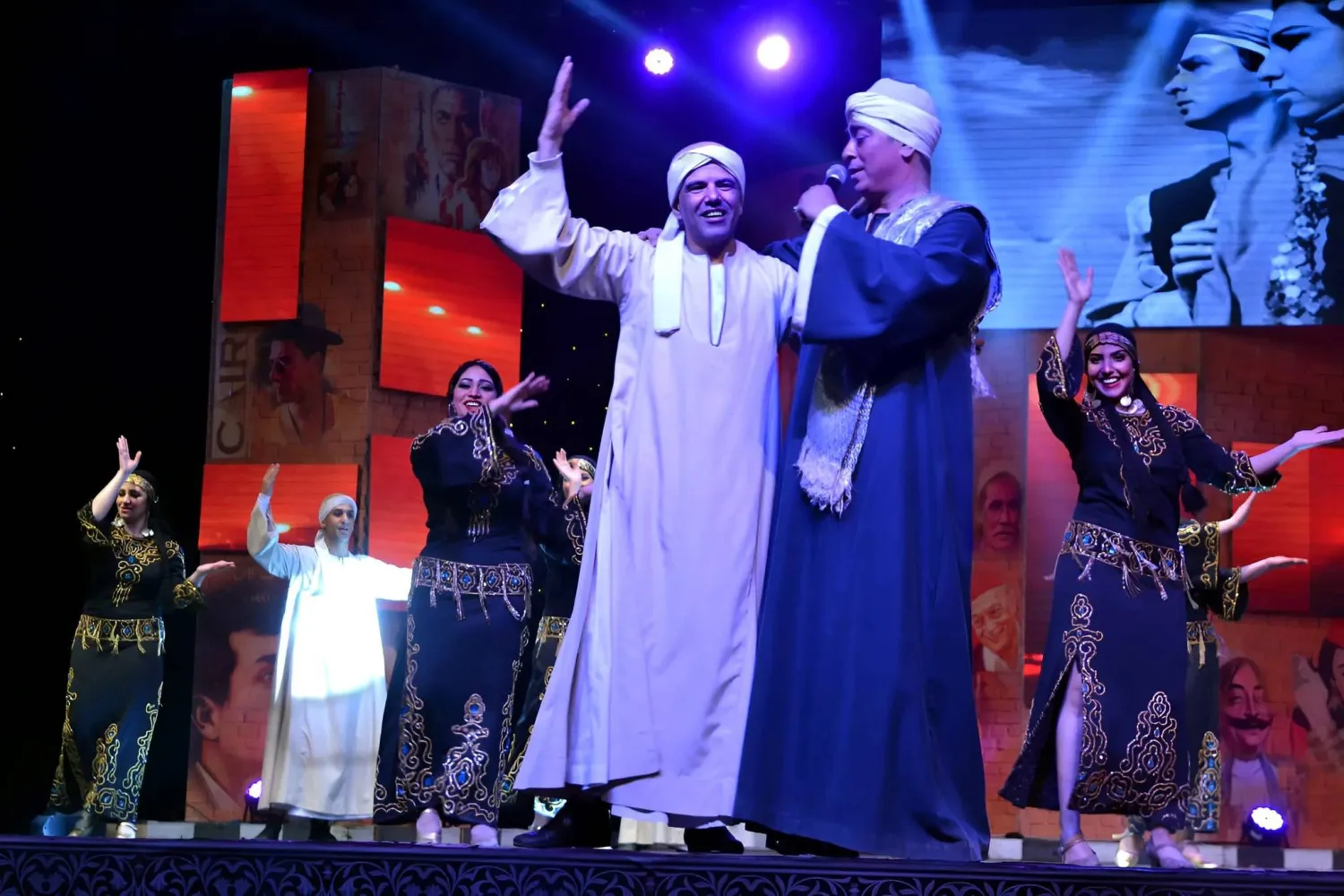 جانب من استعراضات قدمتها فرقة رضا (وزارة الثقافة المصرية)