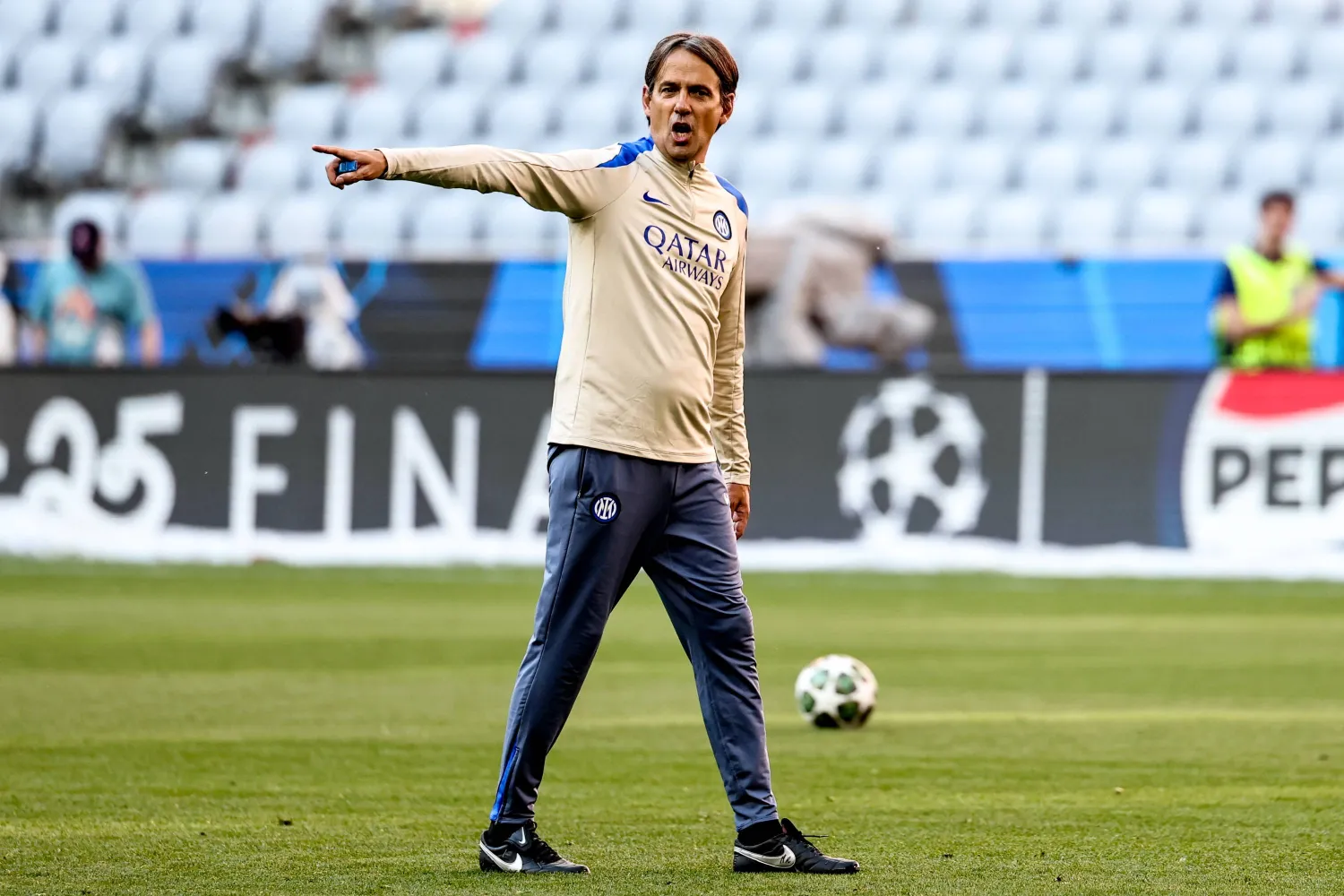 سيموني إنزاغي مدرب إنتر ميلان (إ.ب.أ)