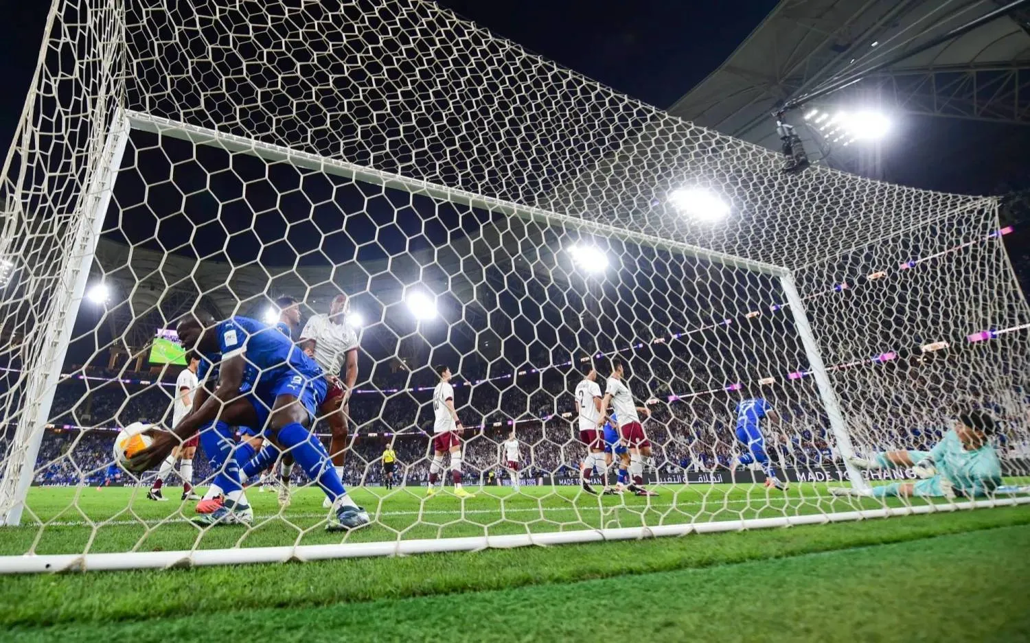 من مباراة الهلال والفريق الكوري في دوري أبطال آسيا للنخبة (تصوير: محمد المانع)