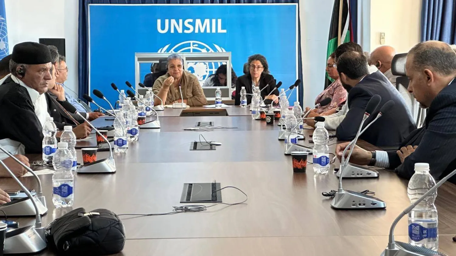 اجتماع تيتيه مع ممثلي عدد من الأحزاب الليبية (البعثة الأممية)