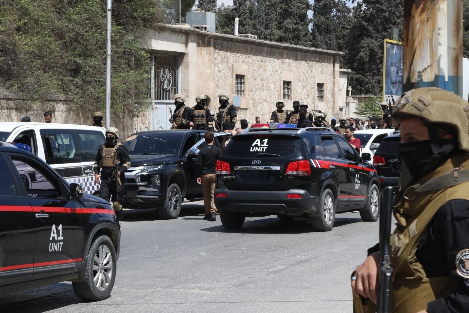 استنفار أمني في مدينة حلب شمال سوريا مع بدء عملية تبادل الأسرى بين الحكومة السورية و«قسد» (محافظة حلب)