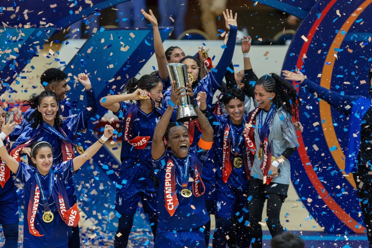 توج الفريق بلقب الصالات الذي يعتبر الأول في مسيرته (الشرق الأوسط)