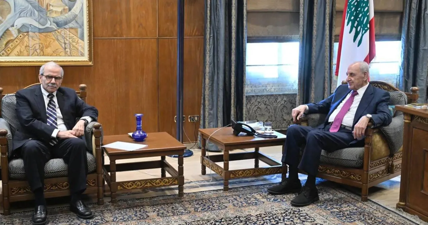 بري وسلام خلال لقائهما الأخير (الوكالة الوطنية)