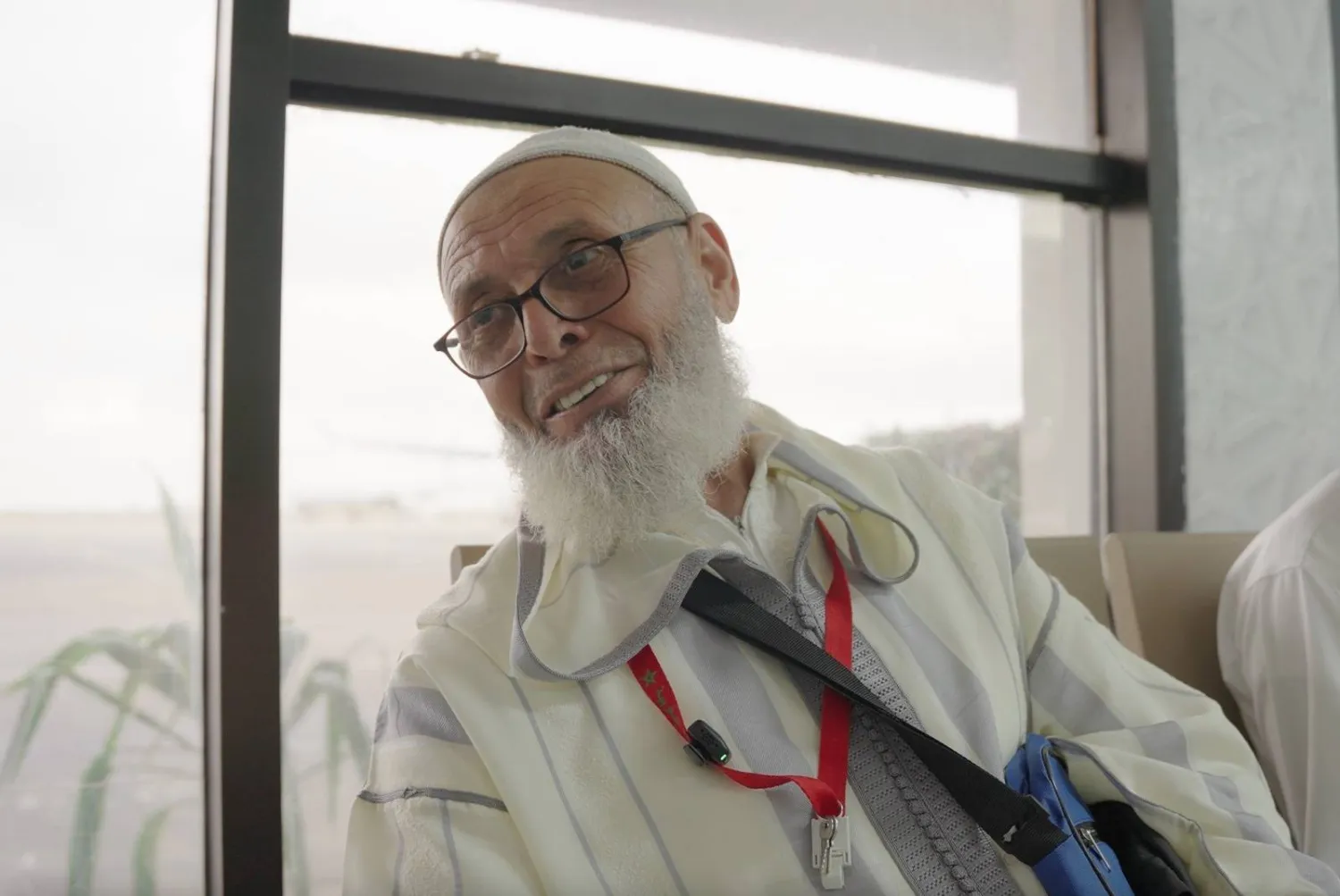 الحاج المغربي خلال حديثه (الشرق الأوسط)