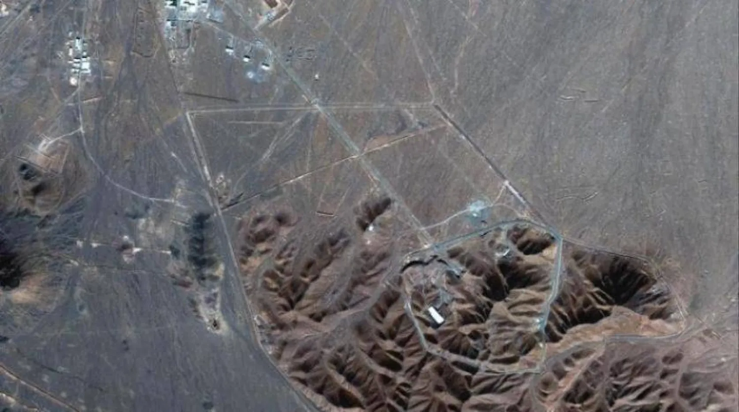 صورة التقطها قمر «ماكسار» للتكنولوجيا من محطة «فوردو» لتخصيب اليورانيوم يناير 2020 (أ.ف.ب)