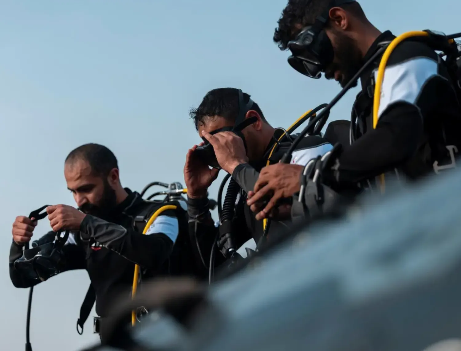 The forces are tasked with inspecting suspicious packages at seaports, detecting and identifying explosives utilizing advanced technologies and specialized expertise in maritime security. - SPA