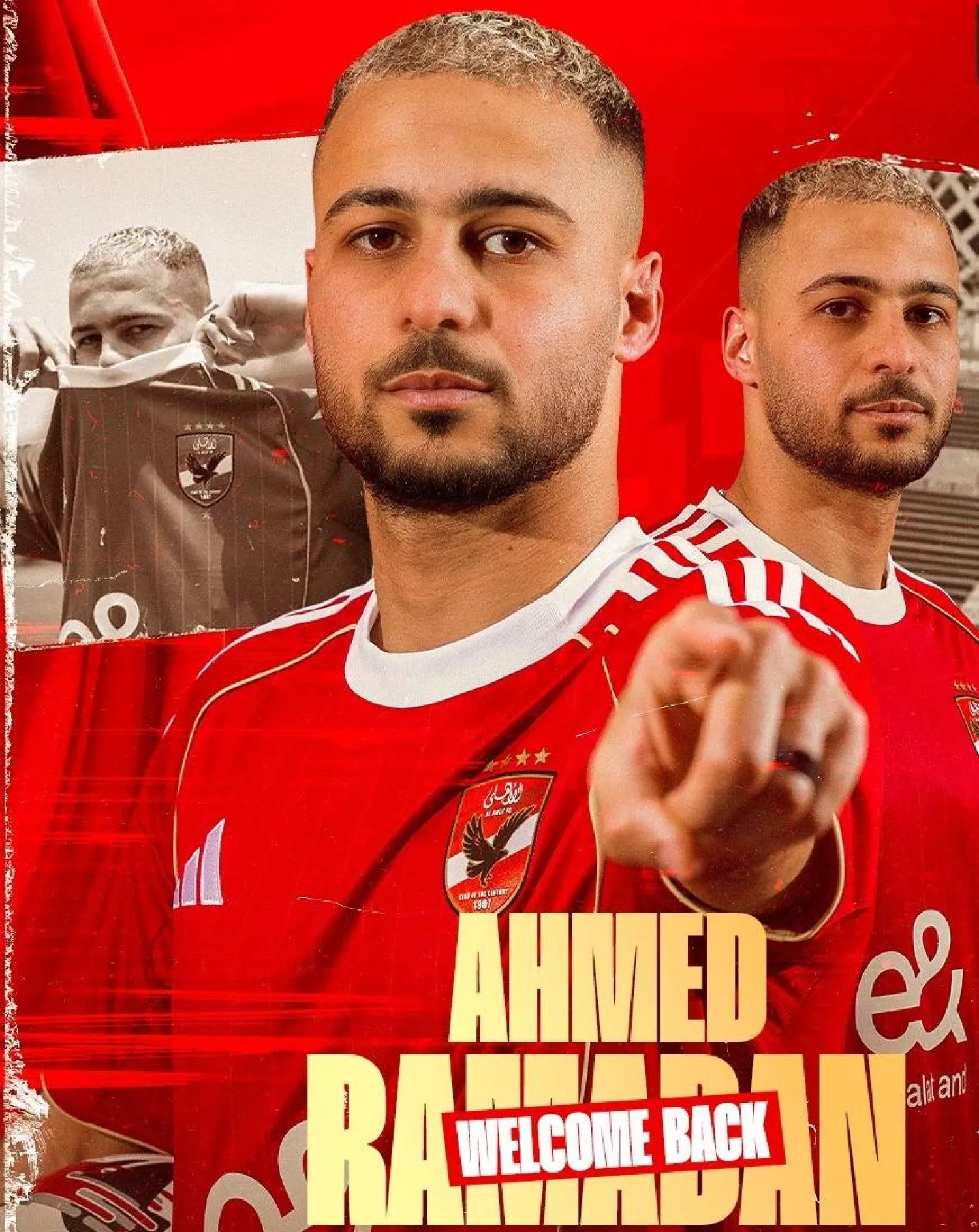 منشور بثه حساب الأهلي المصري ترحيباً بقدوم رمضان