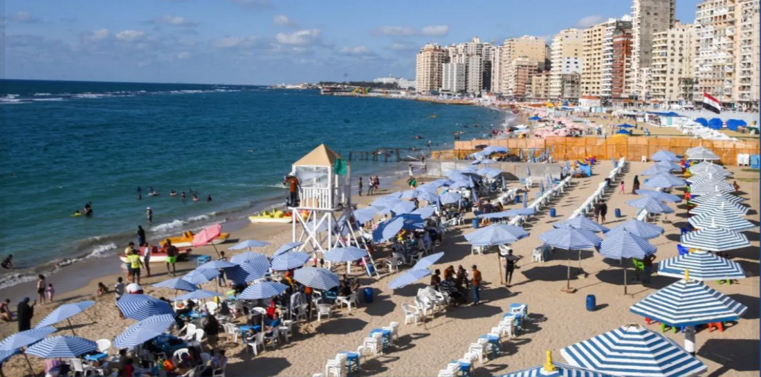 شواطئ الإسكندرية تستقبل الزوار (محافظة الإسكندرية)