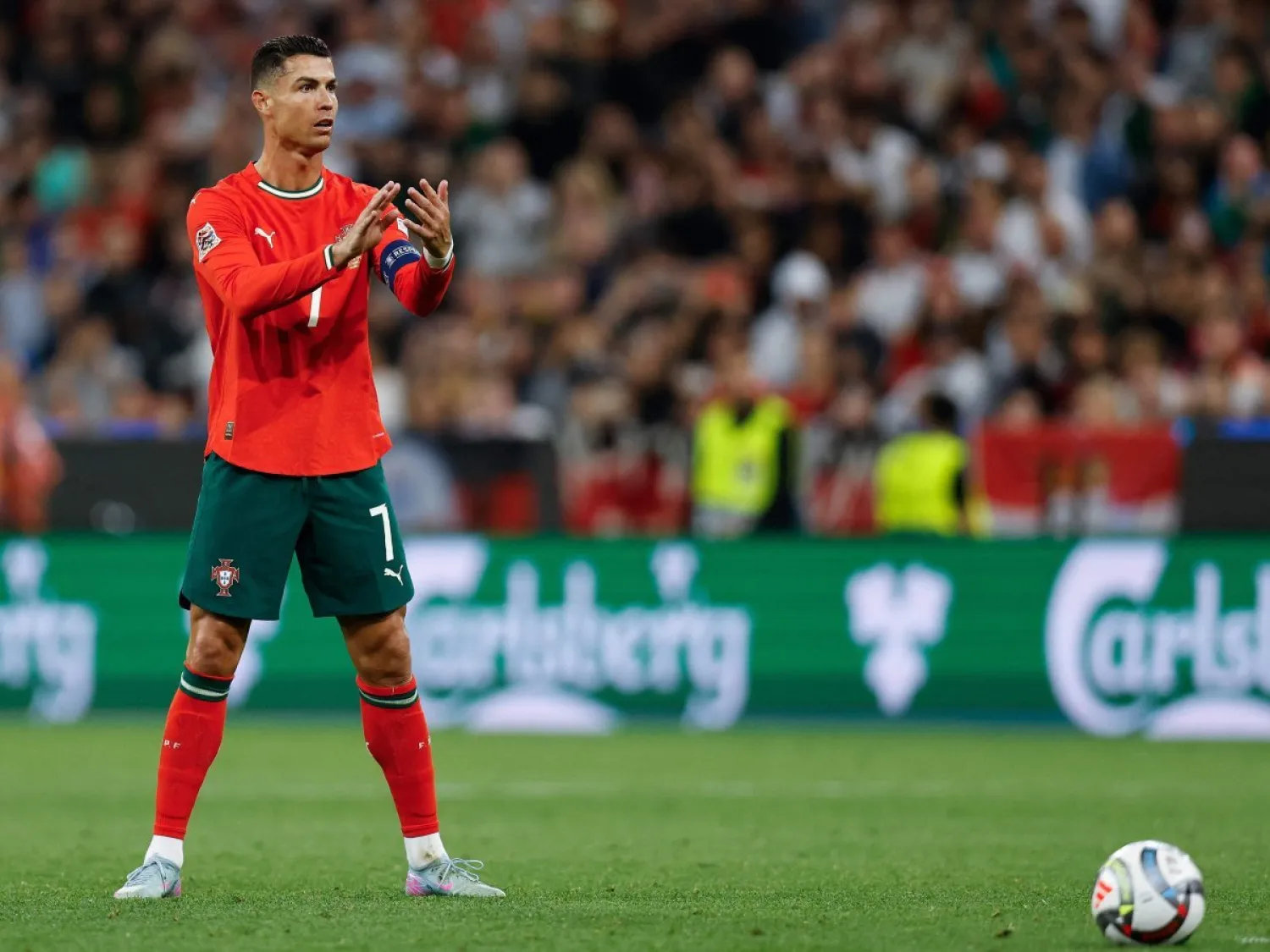 رونالدو لمواصلة كتابة التاريخ في نهائي الأحد (أ.ف.ب)