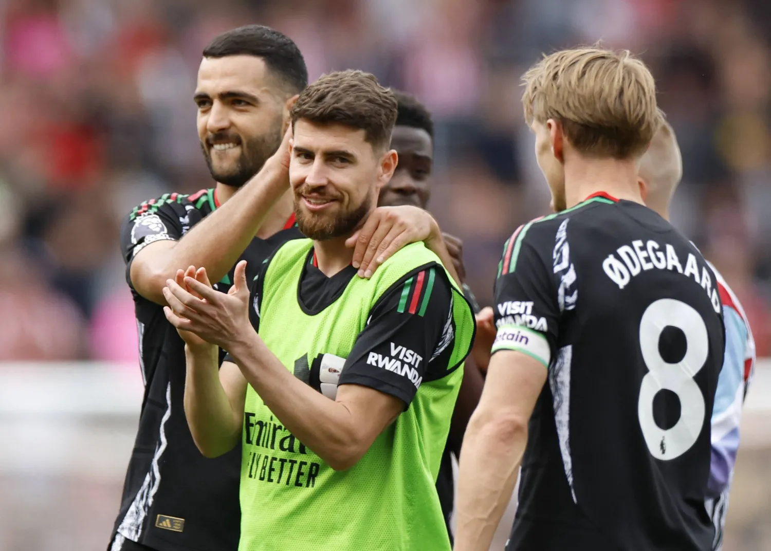 لاعب الوسط الإيطالي جورجينيو من آرسنال لفلامنغو (رويترز)