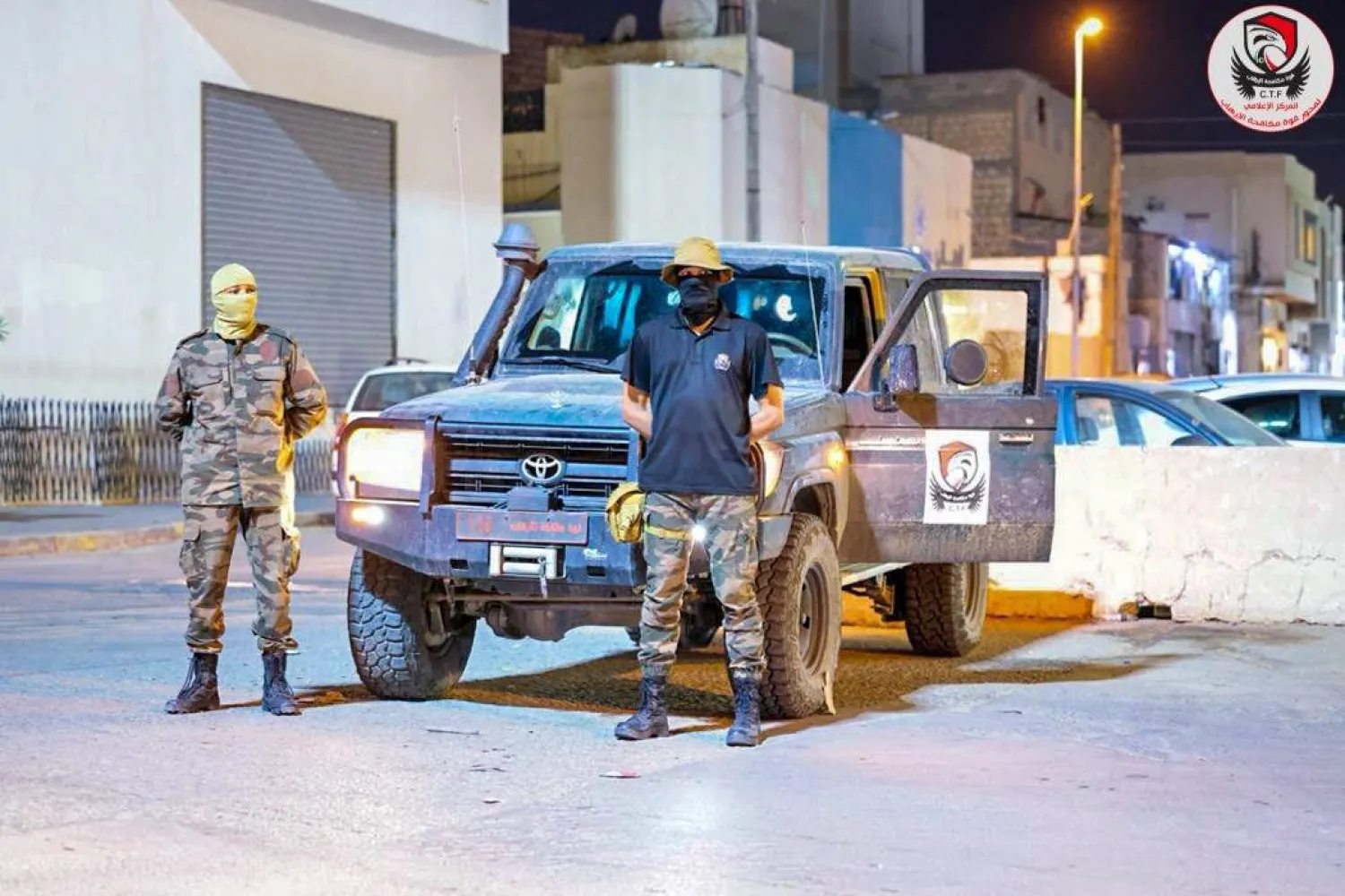 «قوة مكافحة الإرهاب» تشرف على إنفاذ الهدنة في نقطة تماس في طرابلس (المركز الإعلامي لقوة مكافحة الإرهاب)