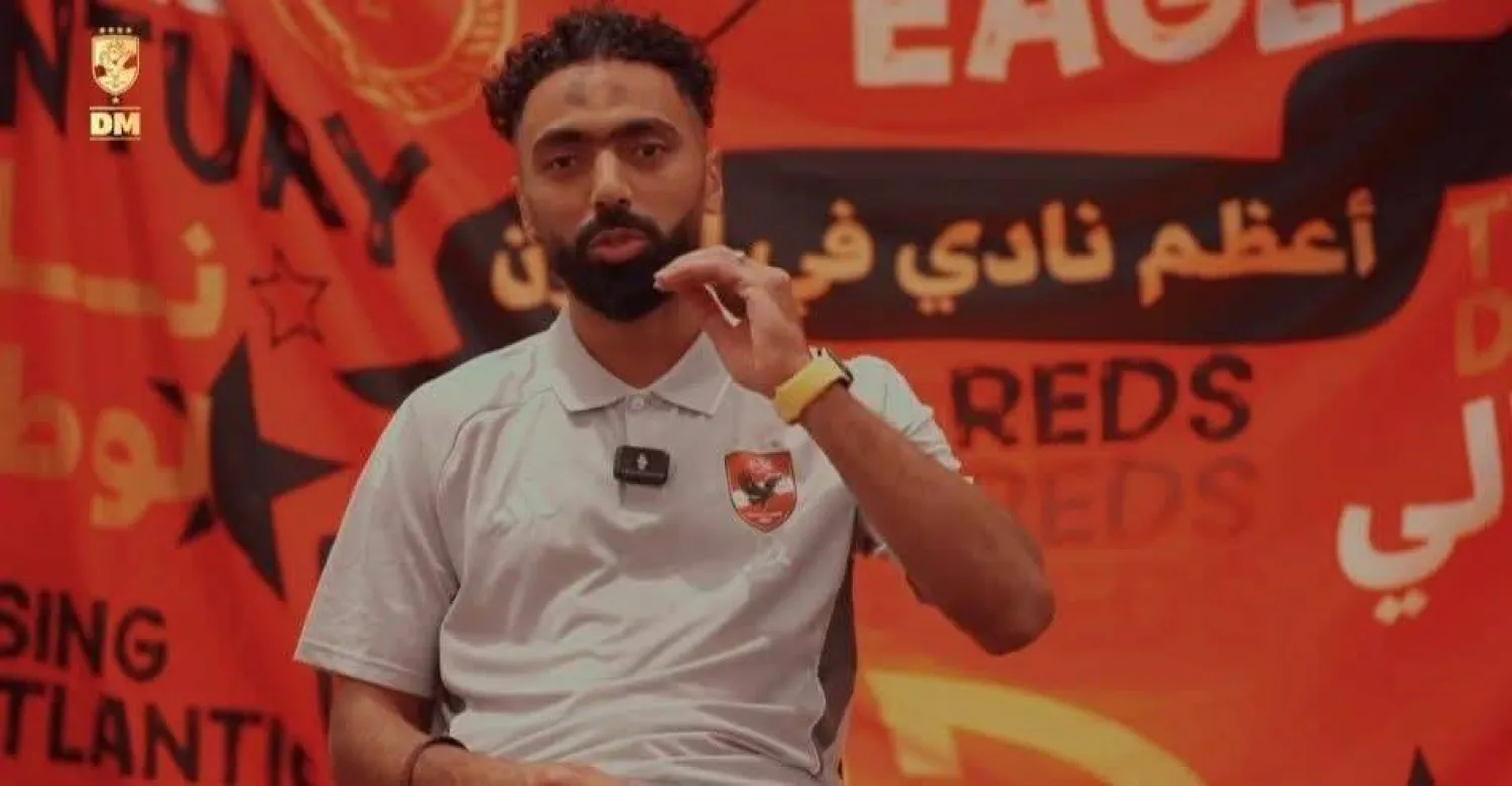 حسين الشحات جناح الفريق الأول للنادي الأهلي المصري (النادي الأهلي)