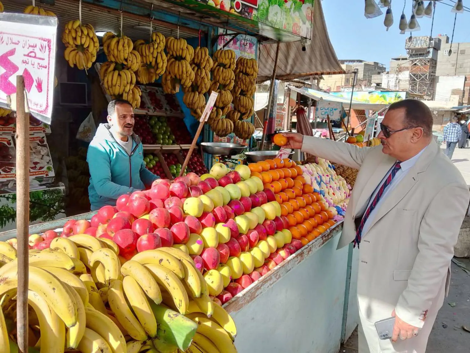 احتفظت السلع المصرية بأسعارها المرتفعة في غالبية المناطق (وزارة التموين)