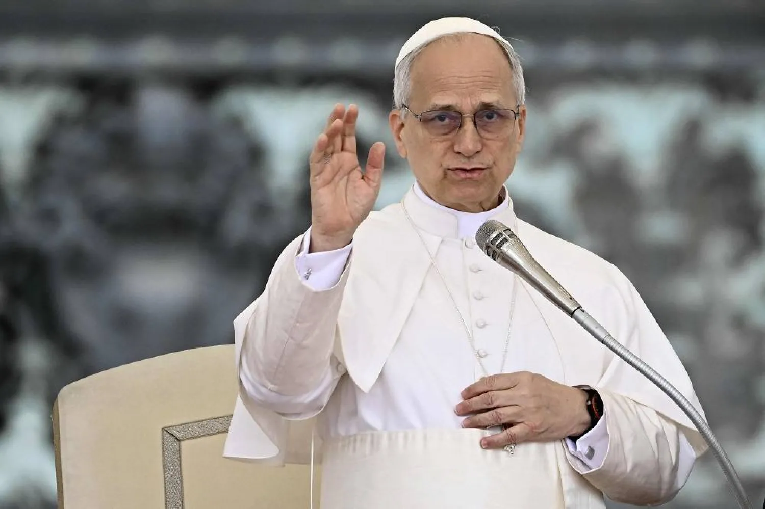 بابا الفاتيكان البابا ليو (أ.ف.ب)