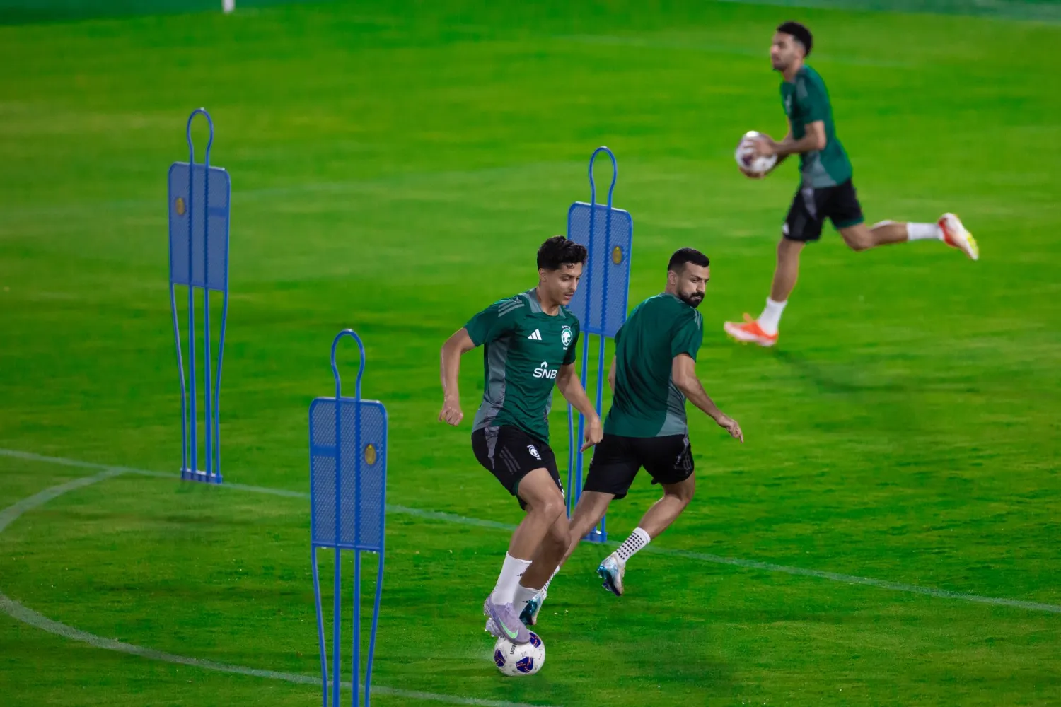 المنتخب السعودي يواصل تحضيراته للقاء أستراليا (المنتخب السعودي)