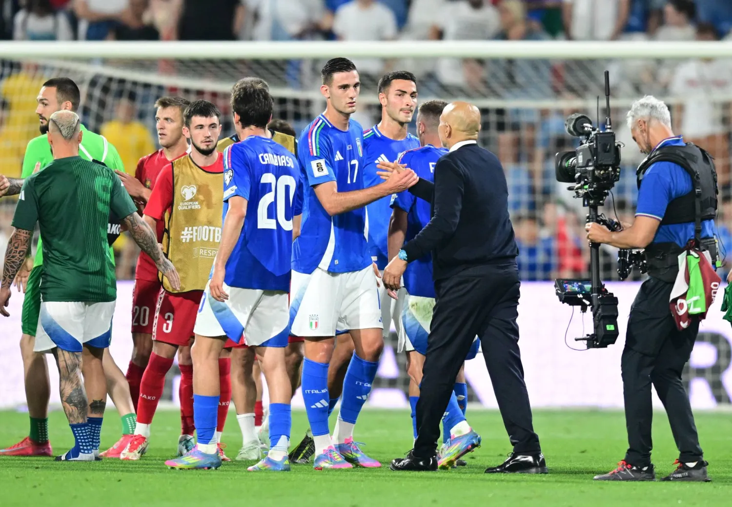 منتخب إيطاليا يستعد لمرحلة ما بعد سباليتي (رويترز)