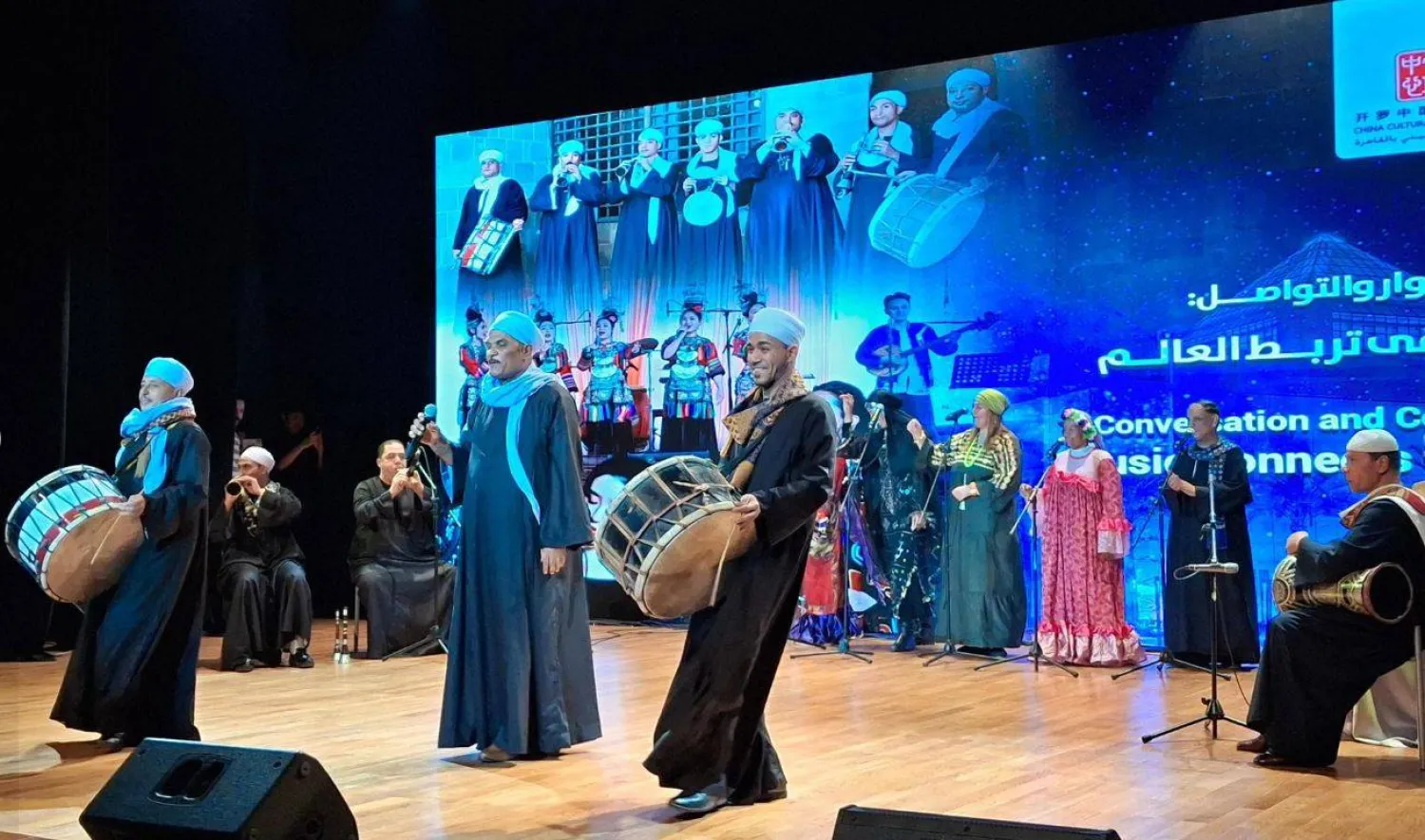 الأغاني الشعبية المصرية ضمن الاحتفالية (المتحف القومي للحضارة المصرية)
