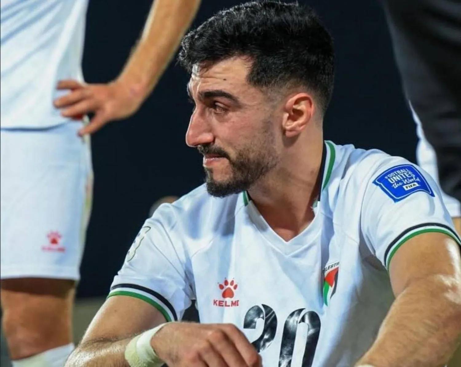 لاعبو فلسطين ذرفوا الدموع بعد الخروج المونديالي (الشرق الأوسط)