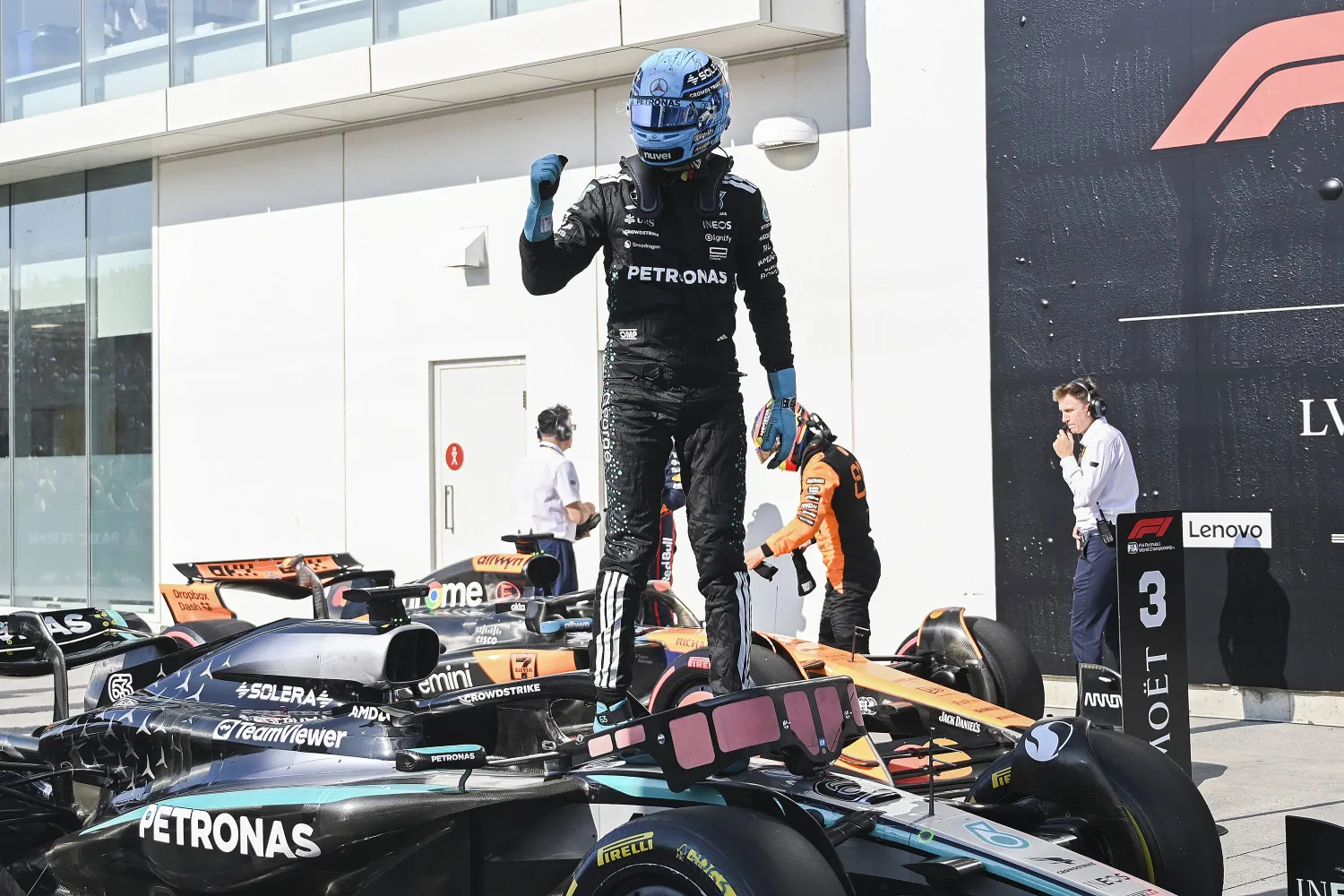 جورج راسل (أ.ب)