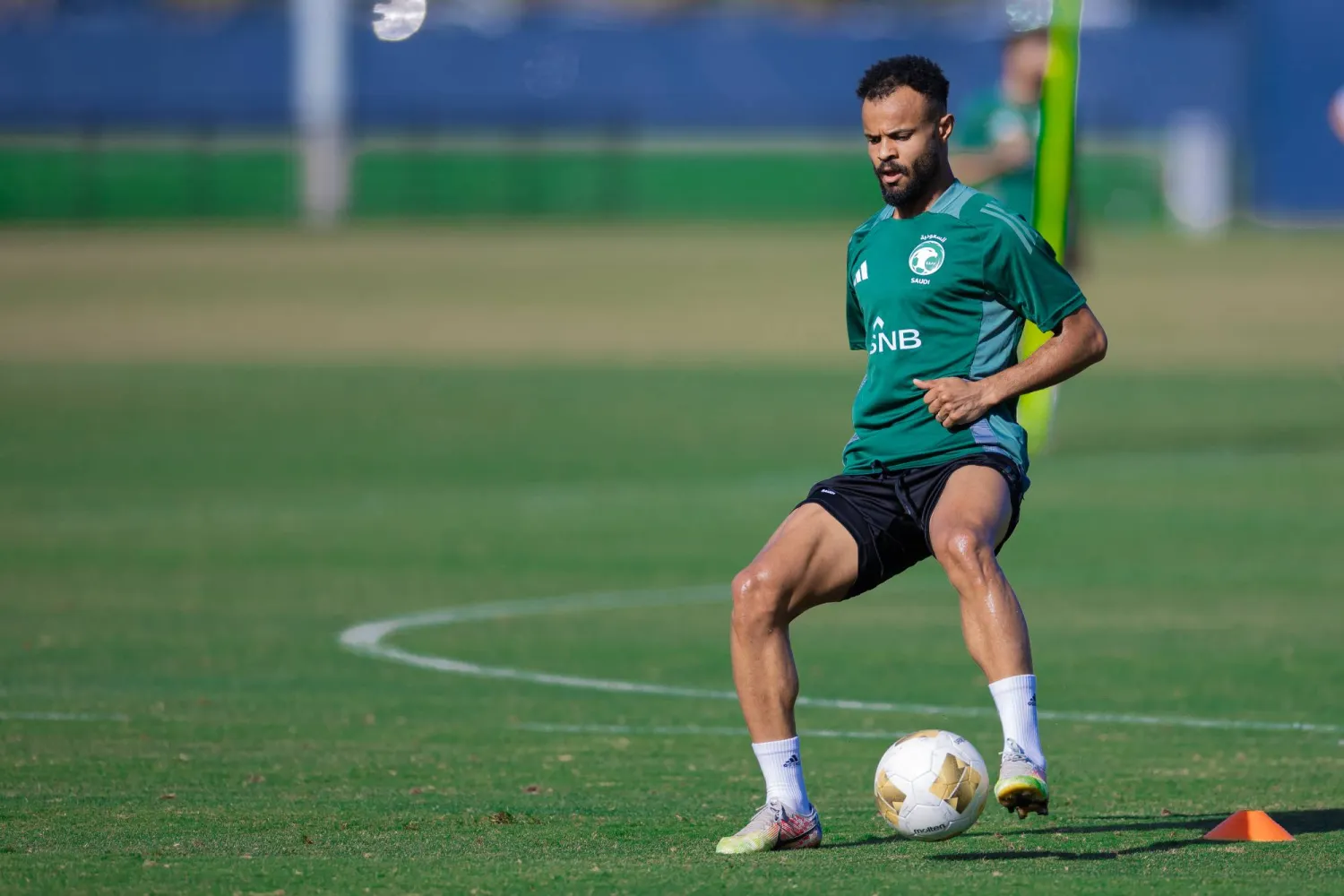 مجرشي قال إنهم يتطلعون لتقديم الأفضل في الكأس الذهبية (المنتخب السعودي)