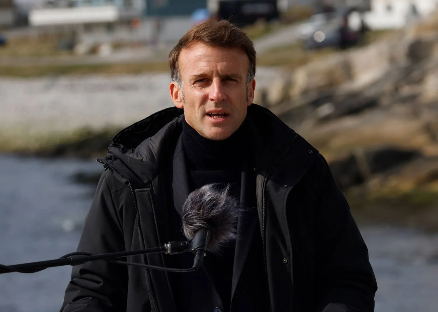 الرئيس الفرنسي إيمانويل ماكرون (أ.ف.ب)