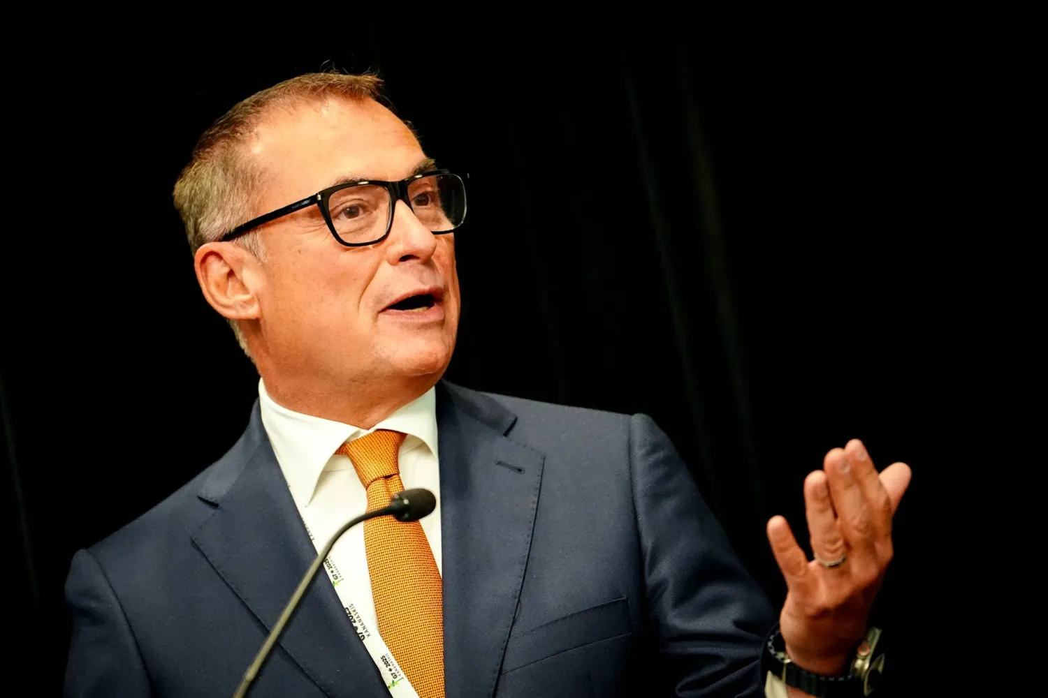 يواخيم ناغل خلال مؤتمر صحافي بعد اجتماع «مجموعة السبع» بكندا في مايو 2025 (د.ب.أ)