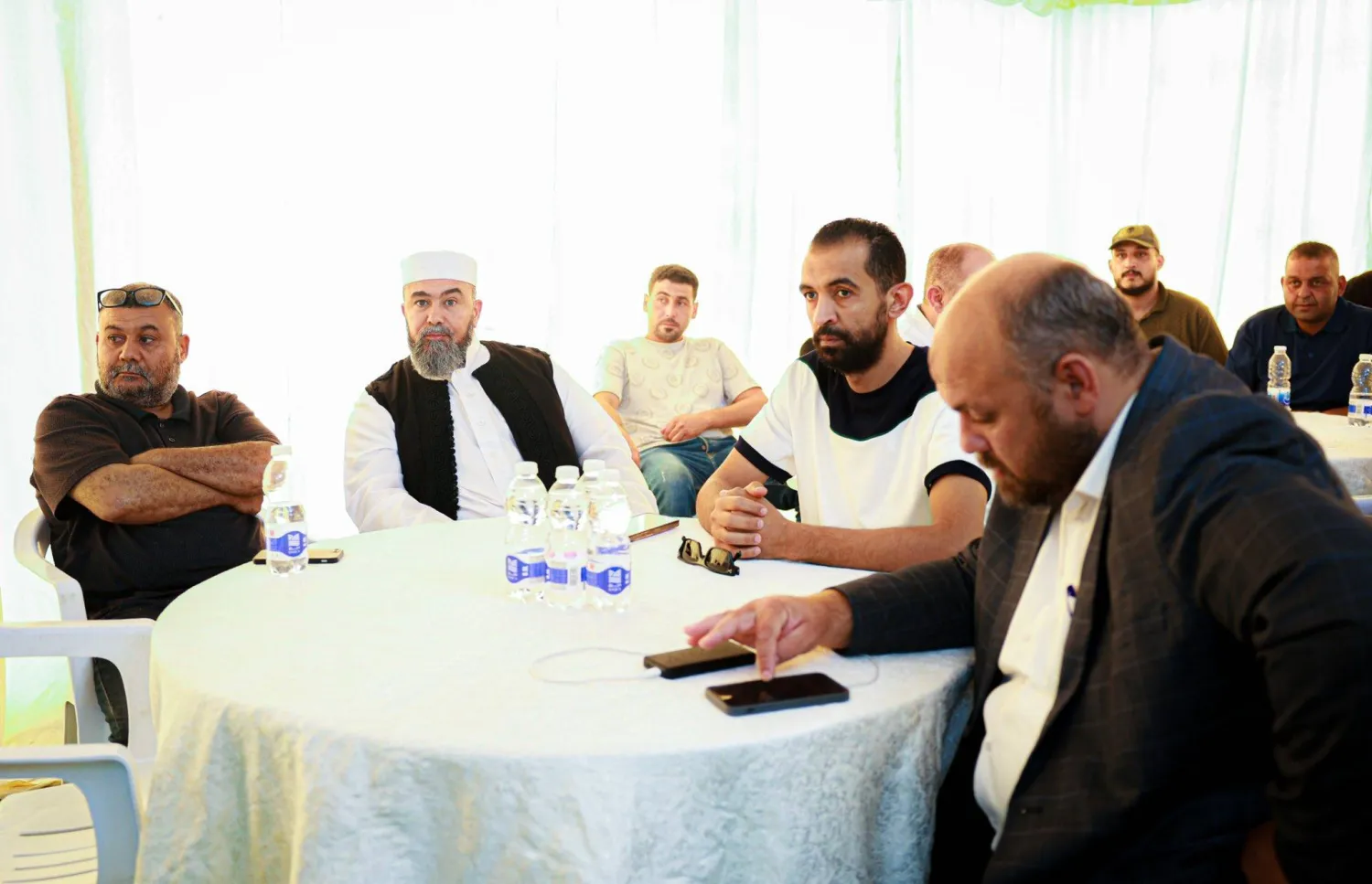 جانب من اجتماع القوى والفعاليات السياسية والمجتمعية في مدينة مصراتة (الملتقى) 