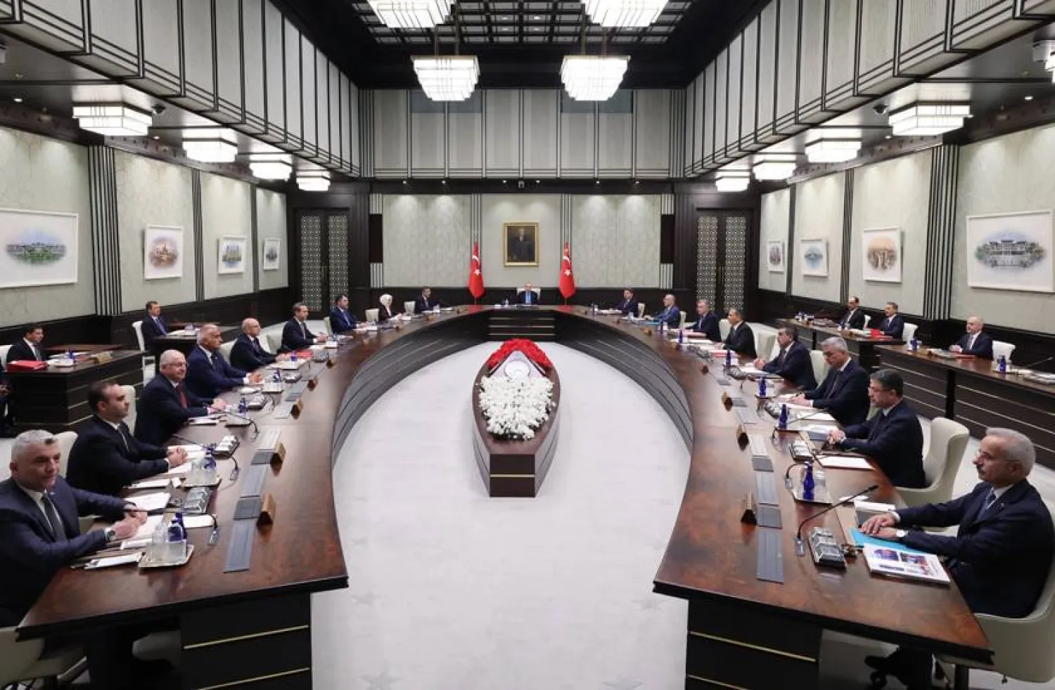 اجتماع مجلس الوزراء التركي برئاسة إردوغان ناقش تطورات الصراع بين إسرائيل وإيران (الرئاسة التركية)