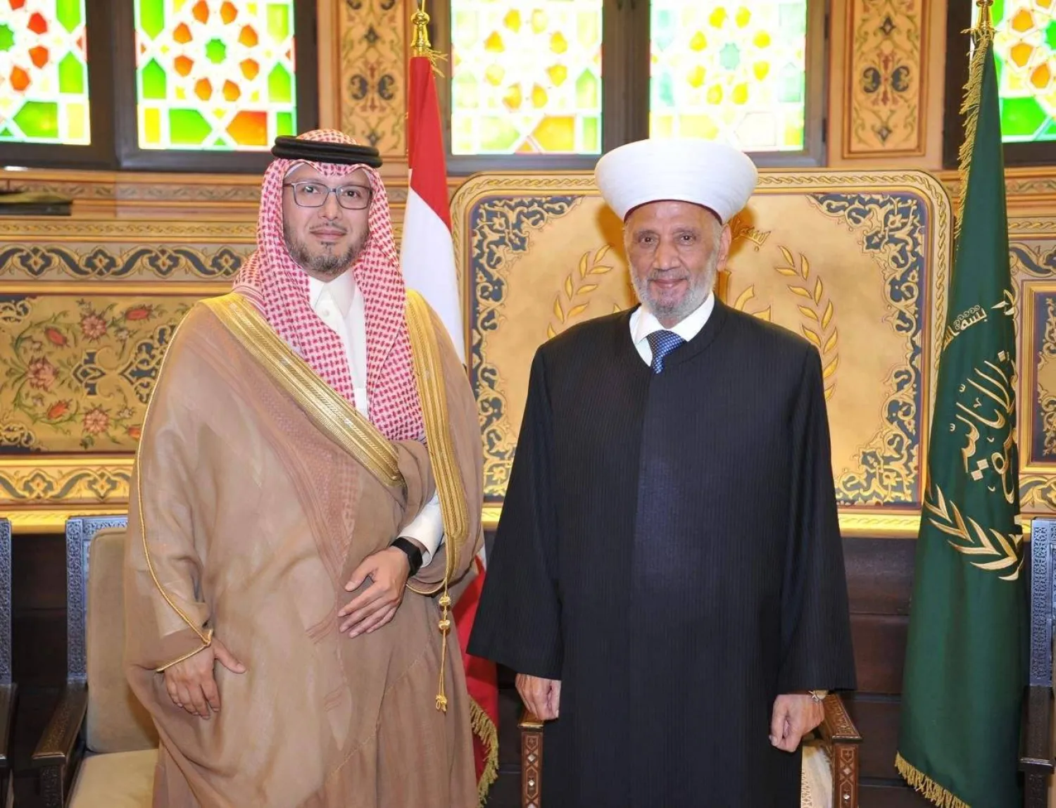 المفتي دريان يستقبل السفير بخاري في «دار الفتوى» (المركزية)