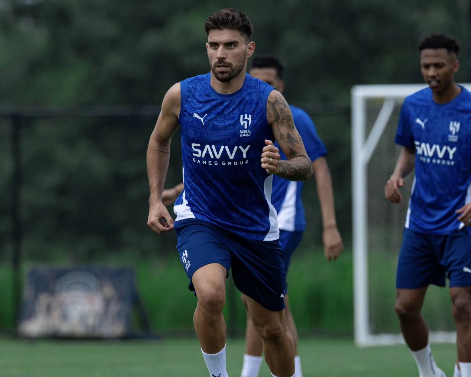 نيفيز قال إنهم قضوا أسبوعاً مكثفاً مع المدرب إنزاغي (نادي الهلال) 
