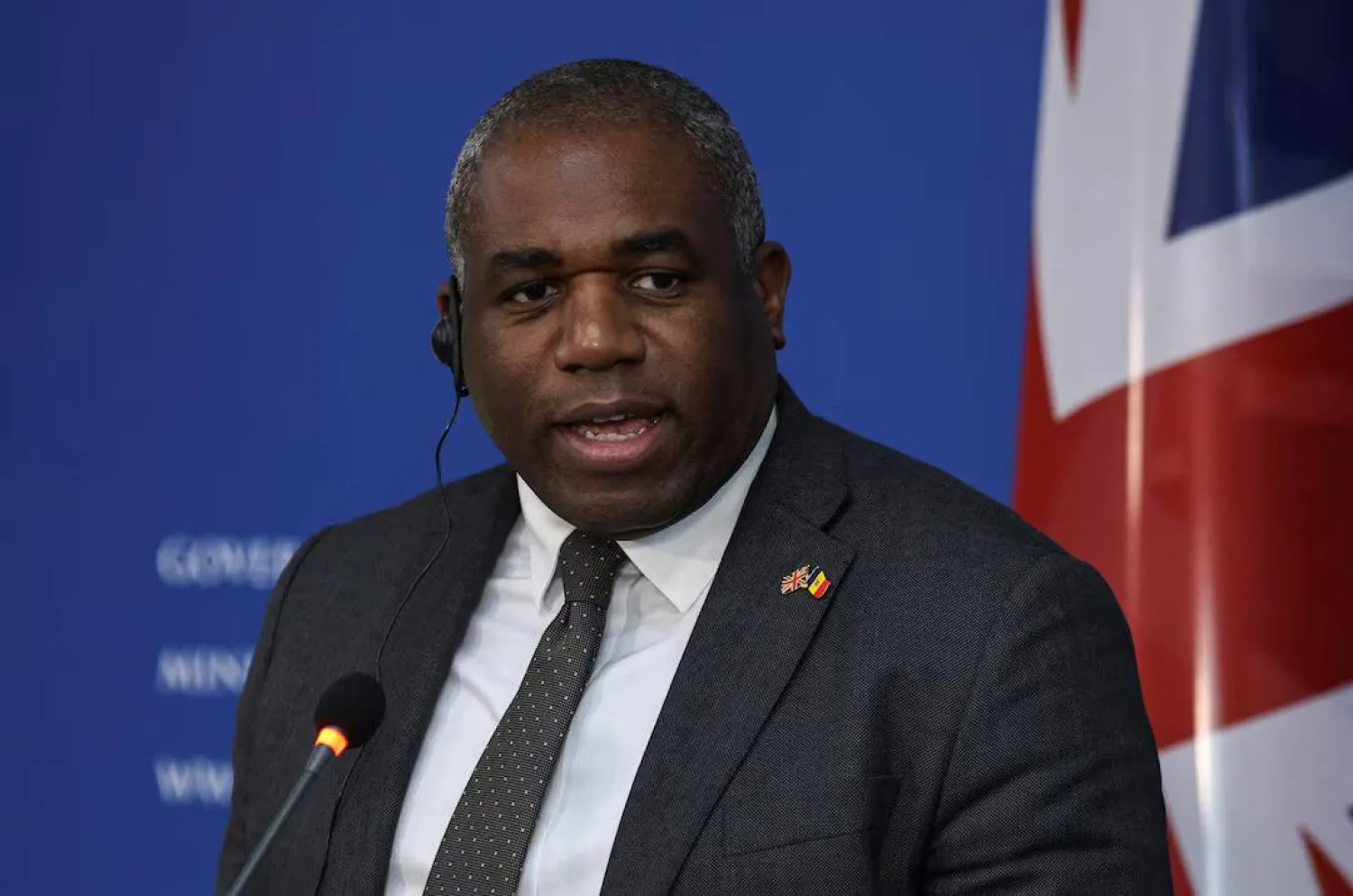 وزير الخارجية البريطاني ديفيد لامي (رويترز)