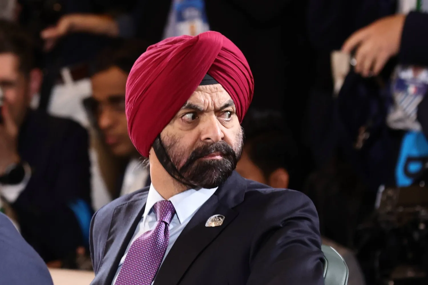 رئيس البنك الدولي أجاي بانغا لدى حضوره قمة «مجموعة السبع» الأسبوع الماضي في كندا (إ.ب.أ)