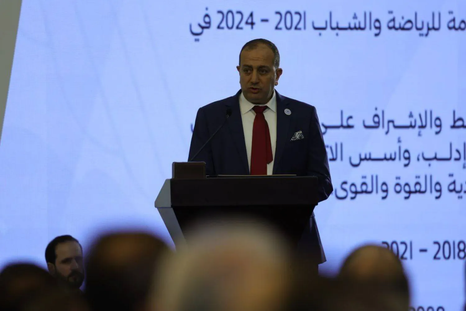 محمد سامح وزير الرياضة السوري الجديد (الشرق الأوسط)