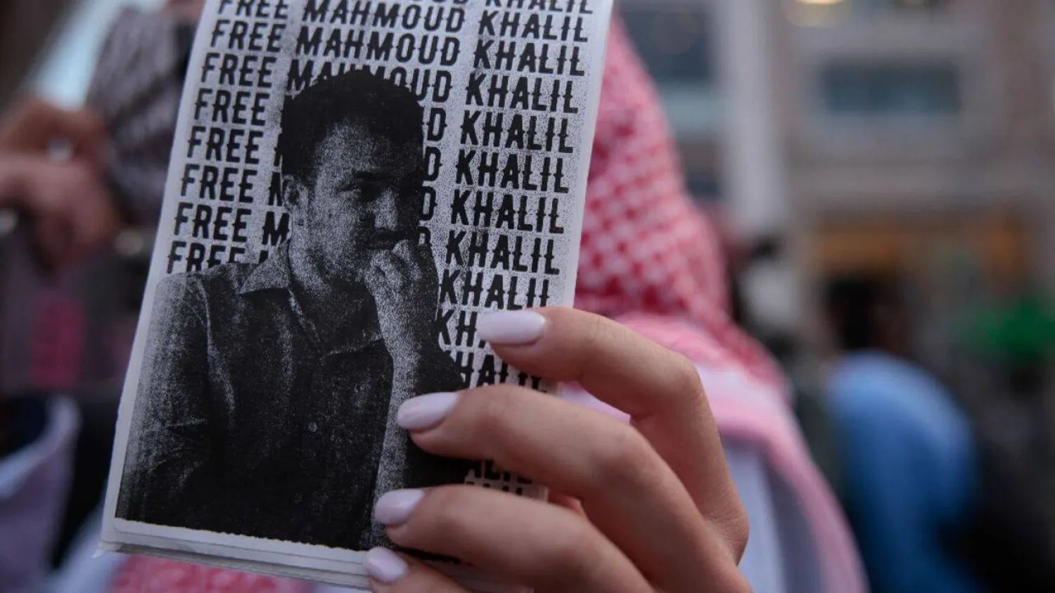 Mahmoud Khalil has become a symbol of President Donald Trump's campaign to stifle pro-Palestinian student activism against the Gaza war. kena betancur / AFP/File
