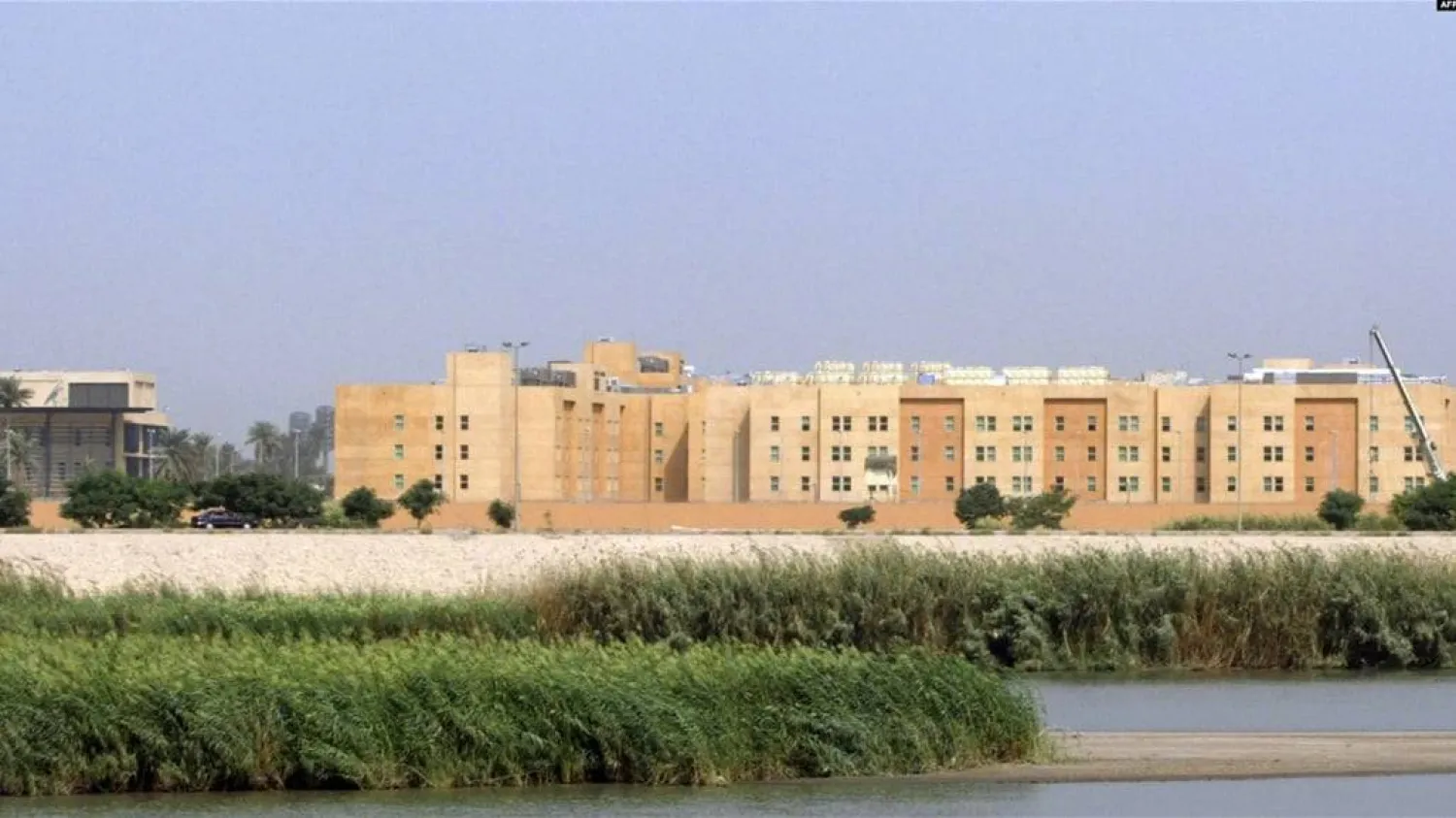 إحدى واجهات السفارة الأميركية في بغداد