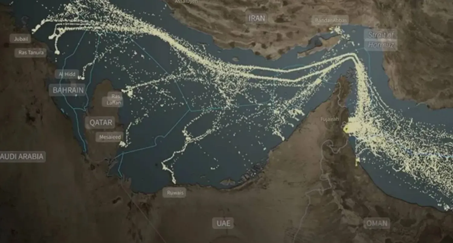 A general view of the Strait of Hormuz (Reuters)
