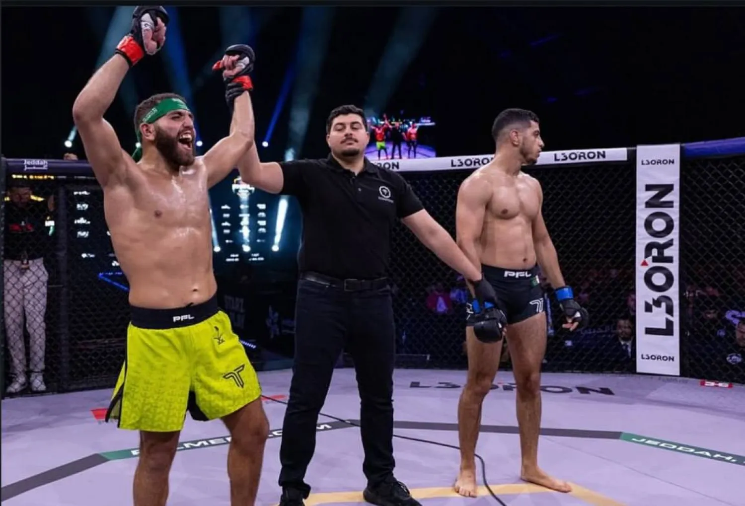 يواصل المقاتل السعودي عبد العزيز المعمر استعداداته المكثفة لخوض نزاله الثاني في البطولة (دوري المقاتلين المحترفين)