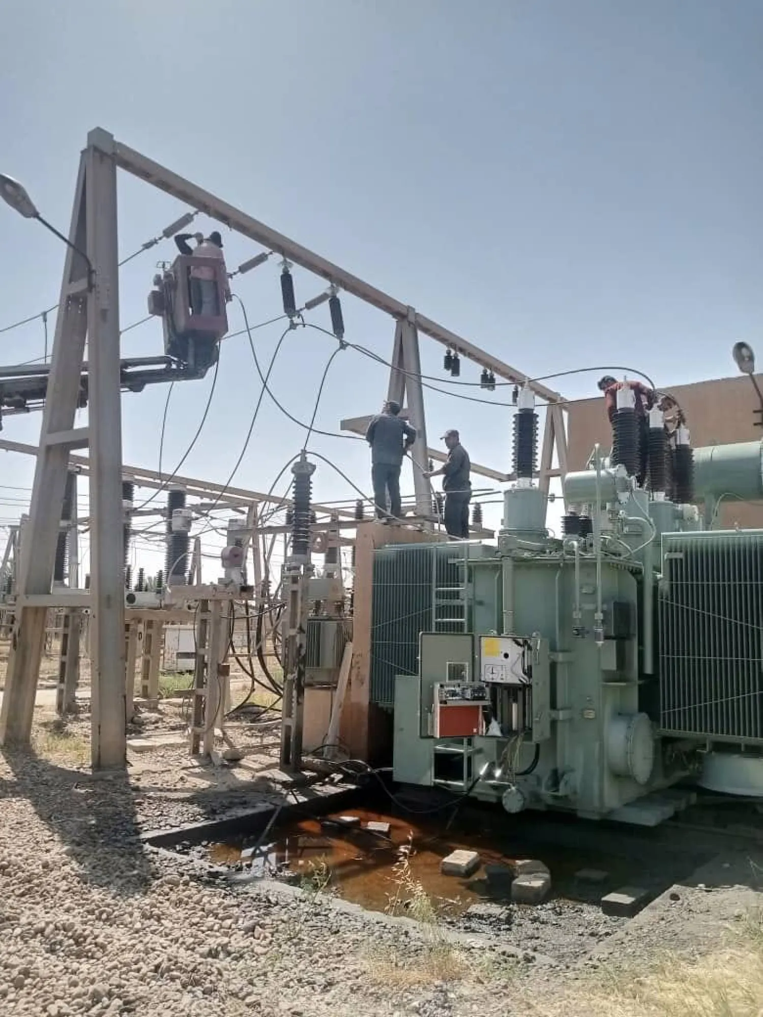 الشبكة الكهربائية في محافظة دير الزور (وزارة الطاقة)