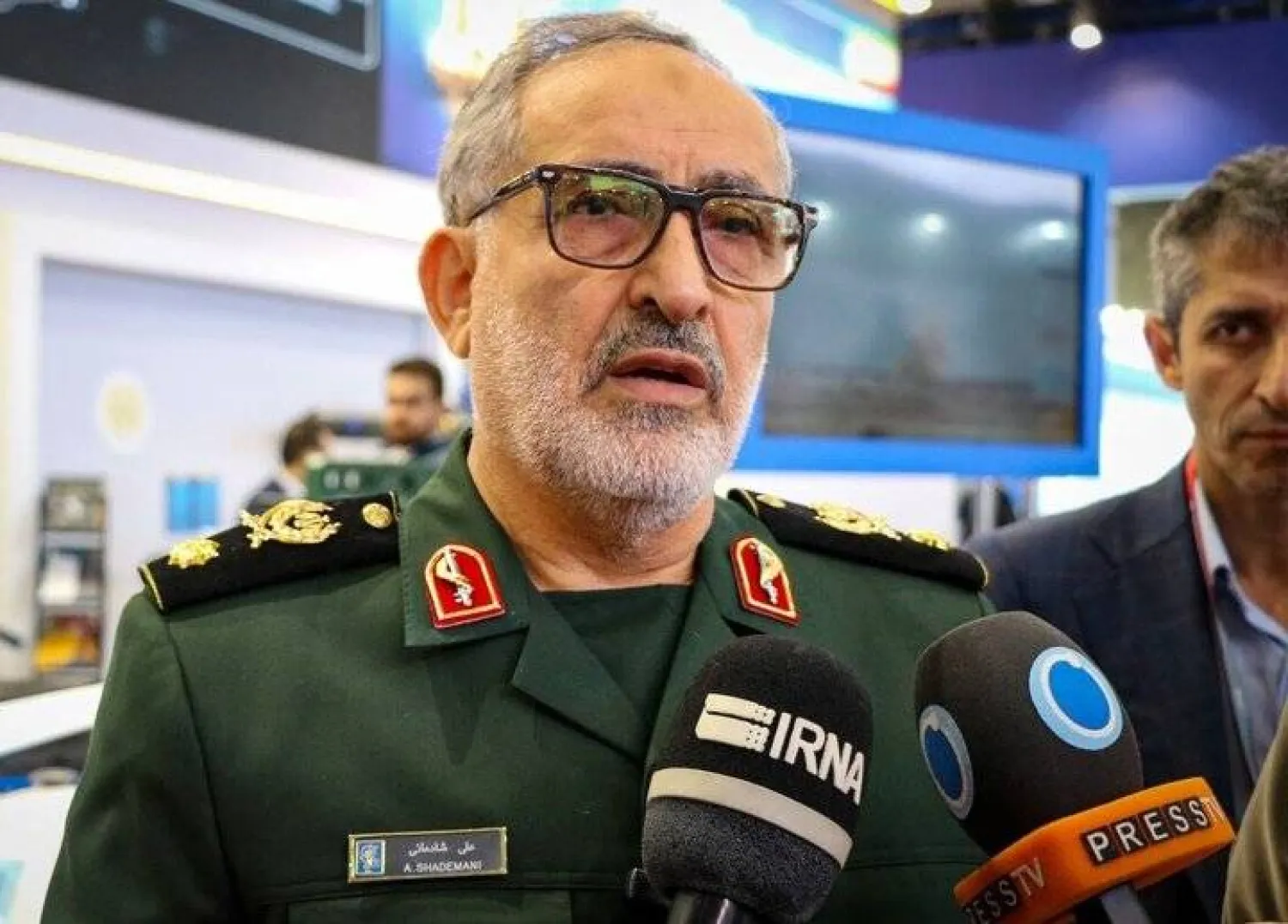 شادماني يتحدث للصحافيين (إرنا) 