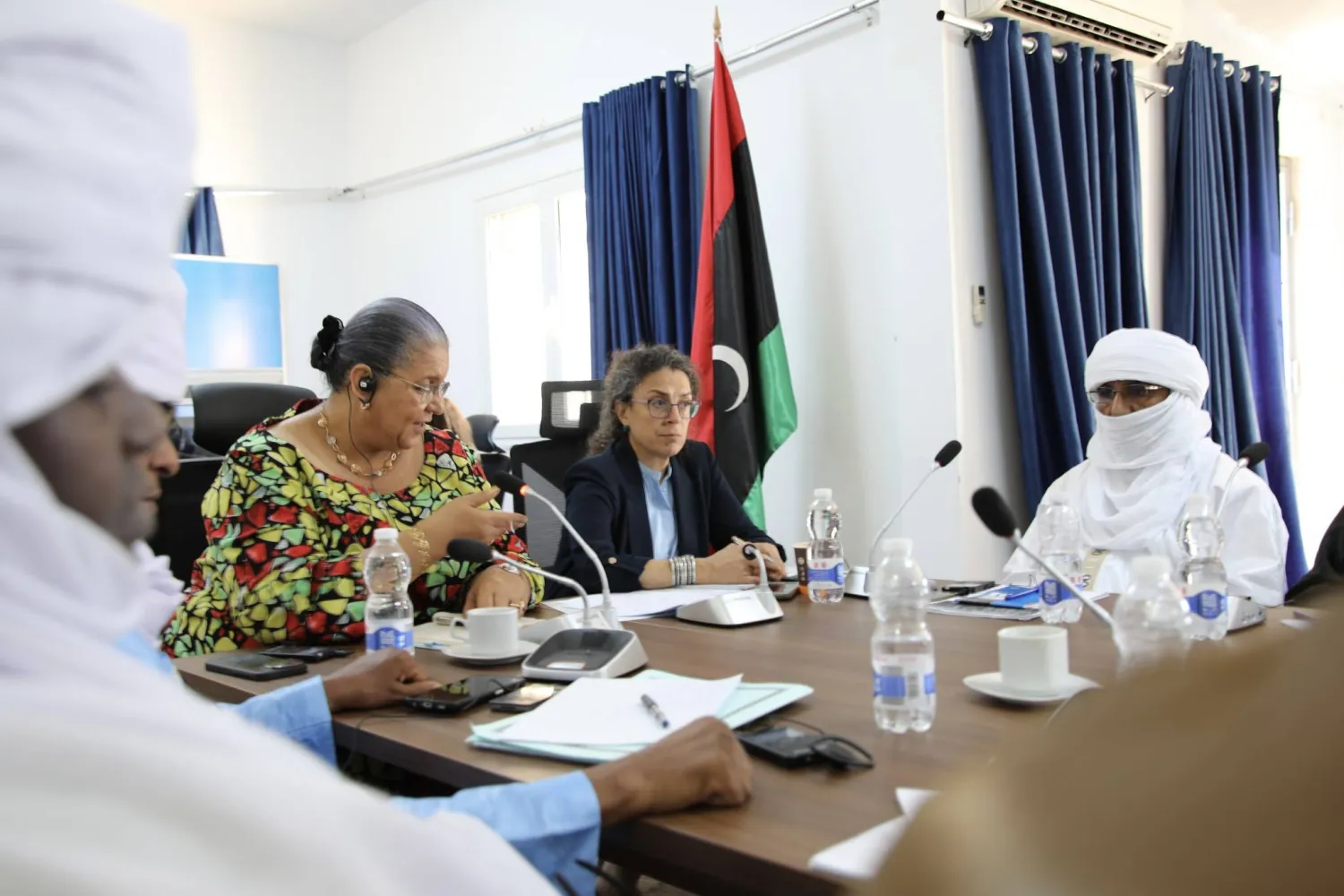 اجتماع للبعثة الأممية مع قيادات اجتماعية من الجنوب الليبي (المكتب الإعلامي للبعثة)