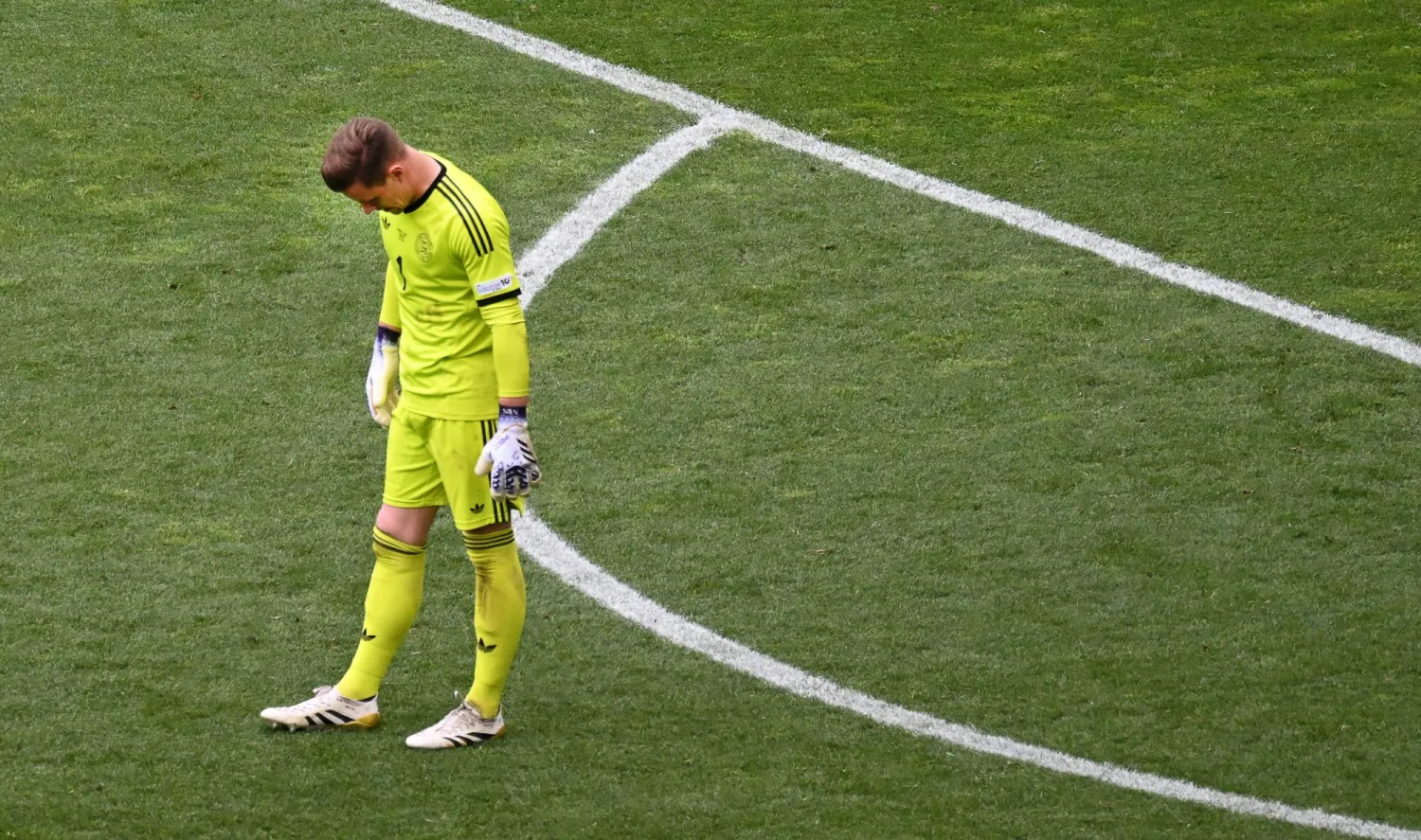 حارس المرمى الألماني مارك أندريه تير شتيغن (د.ب.أ)