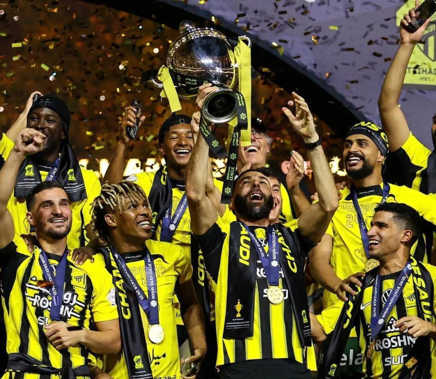 الاتحاد حقق ثنائية الدوري والكأس الموسم الماضي (نادي الاتحاد)