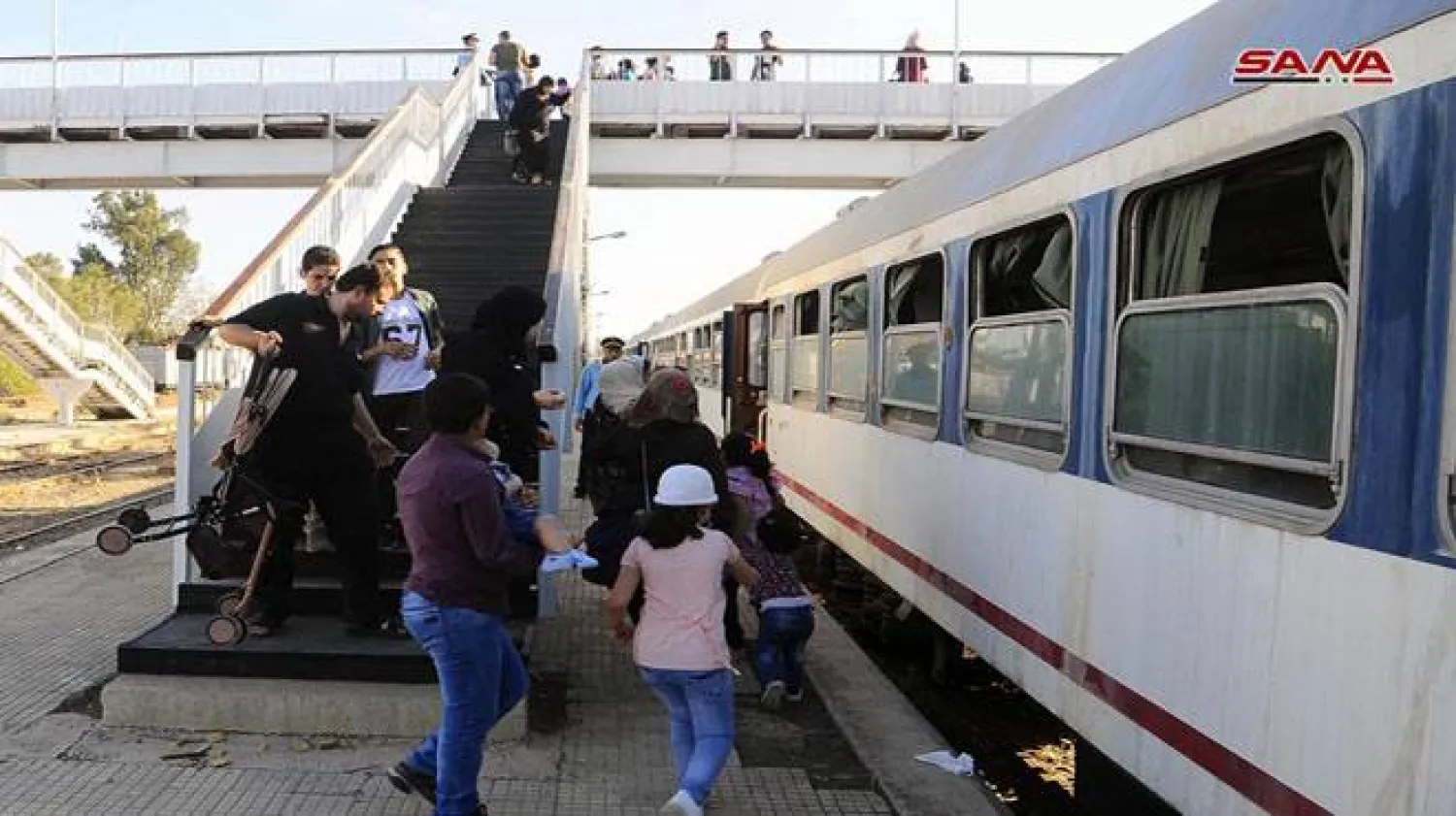 محطة القدم للقطارات بدمشق (سانا)