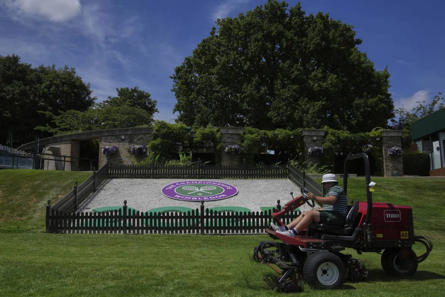 بطولة ويمبلدون للتنس ستُقام في أجواء حارة (أ.ب)